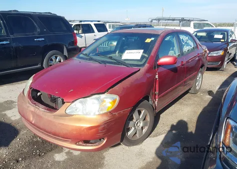 2006 Toyota Corolla Le из США, поврежденный, VIN 1NXBR32E16Z693960
